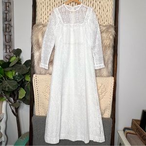 Vintage | Dresses | Vintage 95s1960s Mcinerny Polynesian Casual Hawaiian White  Lace Dress | Poshmark